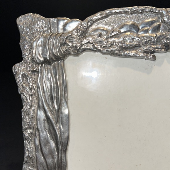 Vtg ROYAL SELANGOR 🌼 Signed 1995 Pewter Frame Musical Plays Hush a bye Baby! - Picture 5 of 13